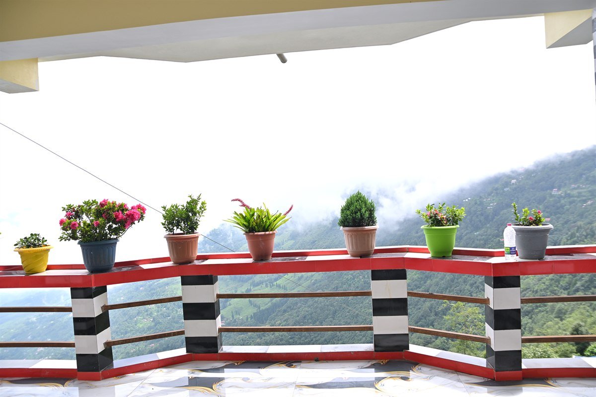 Panoramic Balcony overlooking Green Himalayan Slopes